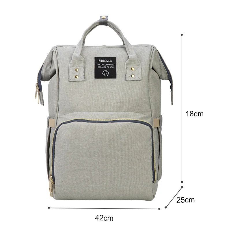 Сумка для подгузников мам с usb разъемом брендовая вместительная сумка кормления