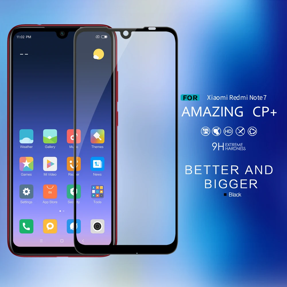 Nillkin для Xiaomi Redmi Note 7 Note7 Pro Закаленное стекло протектор экрана 2.5D полное покрытие защитное стекло на Redmi Note 7 7s