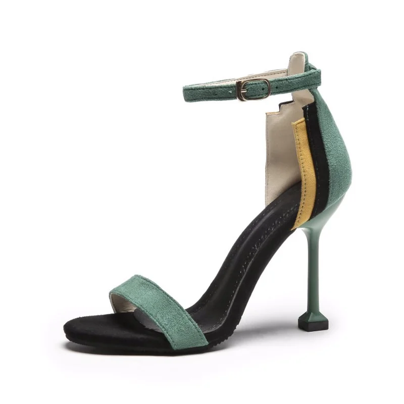 LISM/женские босоножки на высоком каблуке Новинка 2020 года Сезон лето Модная обувь с