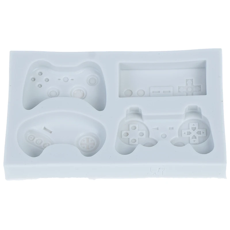 Серые силиконовые формы для геймпада форма игрового контроллера мальчиков