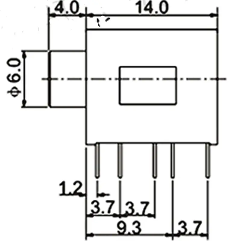 

3.5 headphone socket PJ - 325 five-color series of pins into the audio socket outlet Headphone jack