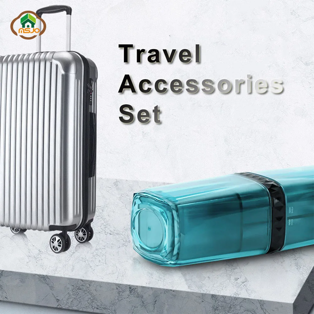 MSJO аксессуары для путешествий Органайзер портативная зубная щетка ванной паста