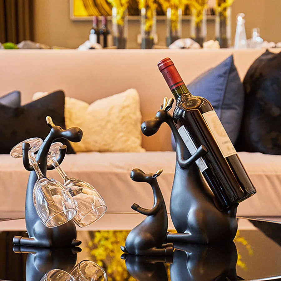 Винная стойка в современном минималистском стиле декоративное ремесло