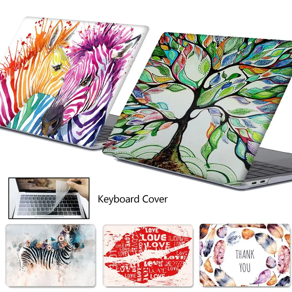 

3D чехол для ноутбука MacBook Touch ID Air 13 A1932 Air Pro Retina 11 12 13 15 13,3, чехол для ноутбука с сенсорной панелью Pop A2159 + чехол для клавиатуры