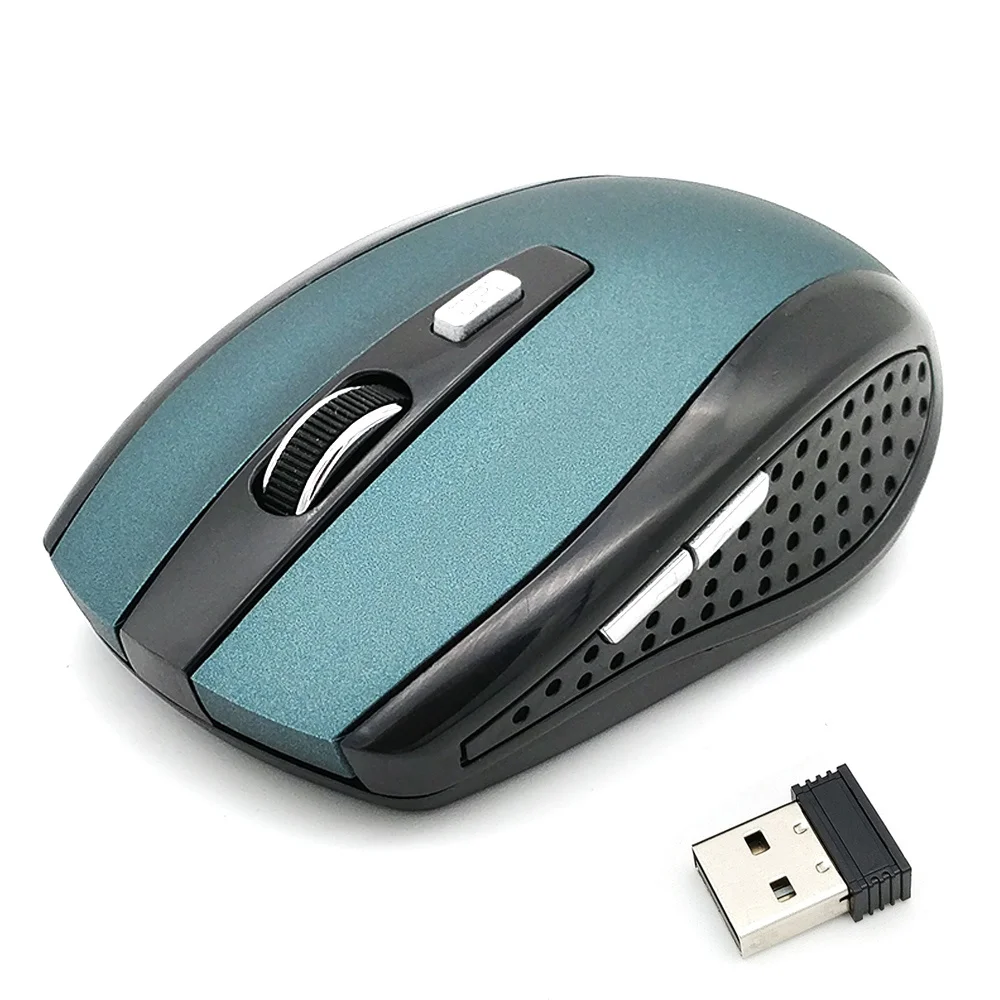 2 4 ГГц и 2000 точек/дюйм Беспроводная оптическая игровая мышь с USB-приемником для