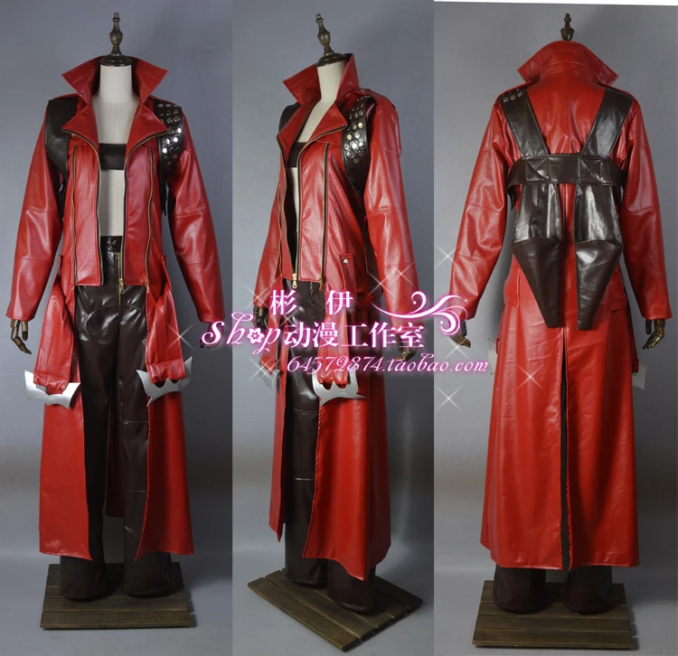 Костюм для косплея Devil Cos May Cry IV 3 Dante костюм на Хэллоуин любой размер| |