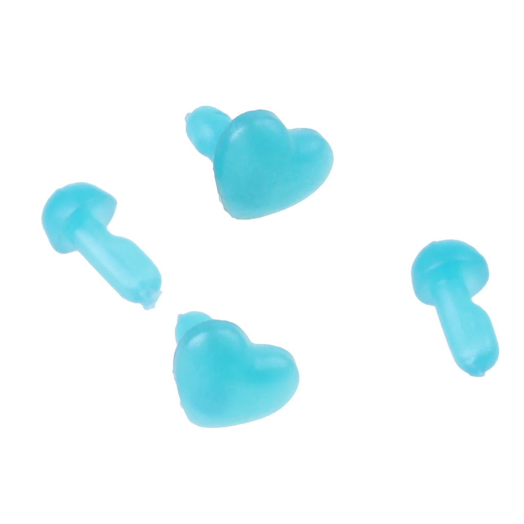 6 цветов в форме сердца серьги гвоздики для 12 дюймов куклы блайз аксессуары