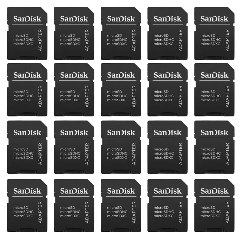 

Набор из 20 шт. оригинальных конверсионных карт памяти SanDisk TF на SD