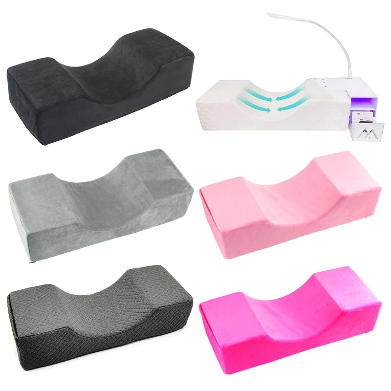 

Salon Eyelash Extension U-Shaped Memory Foam Pillow -Ergonomic Head/Neck Support - Soft Lash Tech Supplies