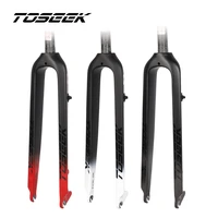 toseek tfk sl carbon bicycle fork 29 straight tube bike hard fork 560g carbon framework mtb 29 front fork for bicycle