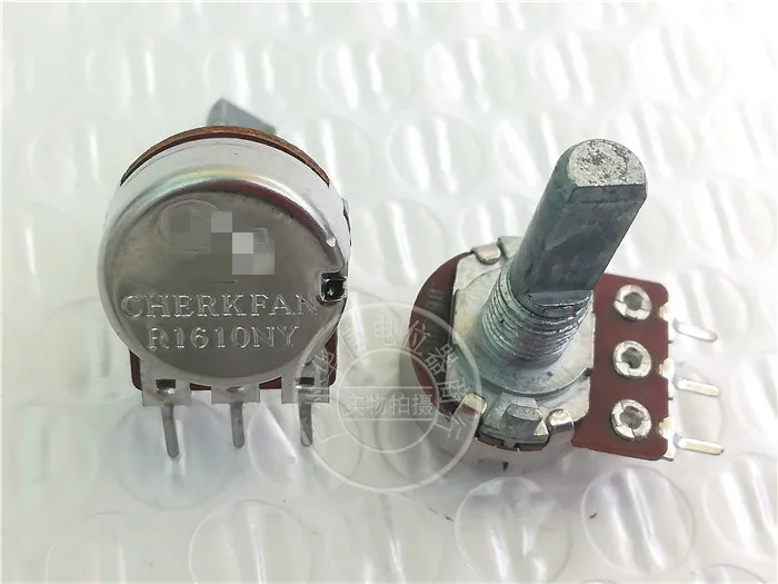 3 шт. для CF R161ON B50K 20F C 90 градусов одинарный потенциометр/длина ручки