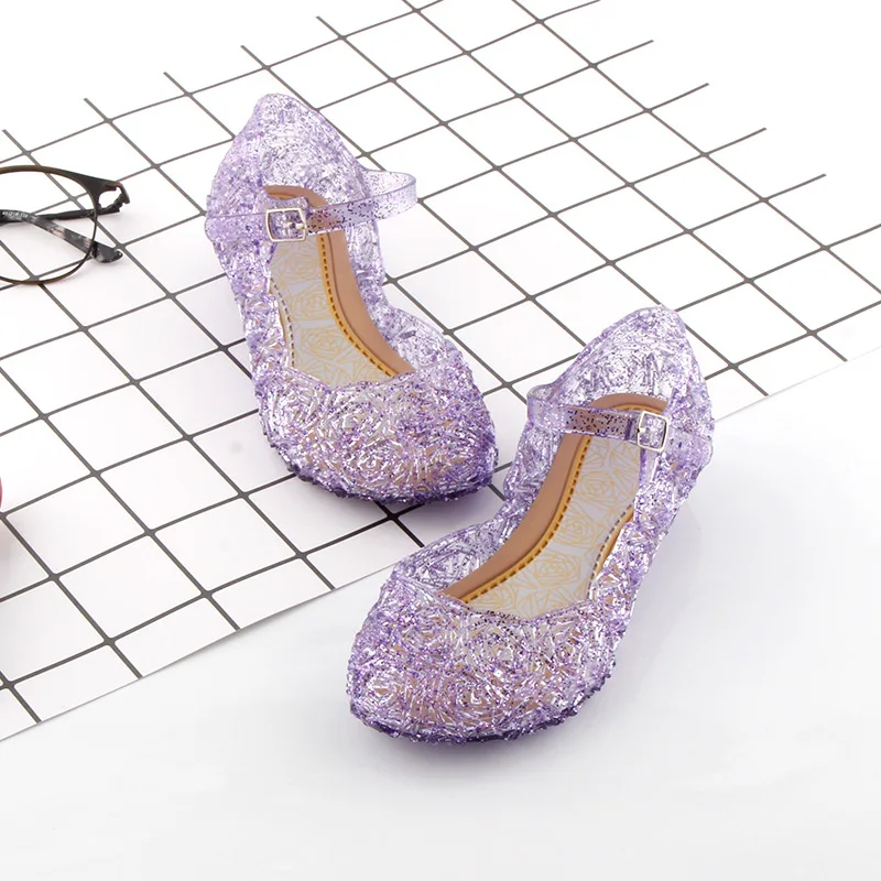 Рождественская обувь для принцессы Хэллоуина вечеринки пляжные сандалии
