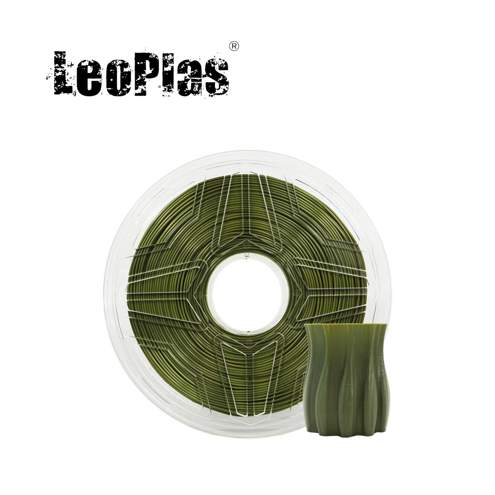 

LeoPlas 1.75mm Olive Military Army Green PETG Filament 1kg For FDM 3D Printer Pen Consumables Printing Supplies Plastic Material