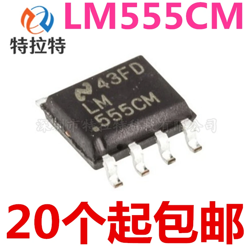 10 шт./лот LM555CM SOP8 LM555 SOP 555 м LM555CMX лапками углублением 8 SMD новый