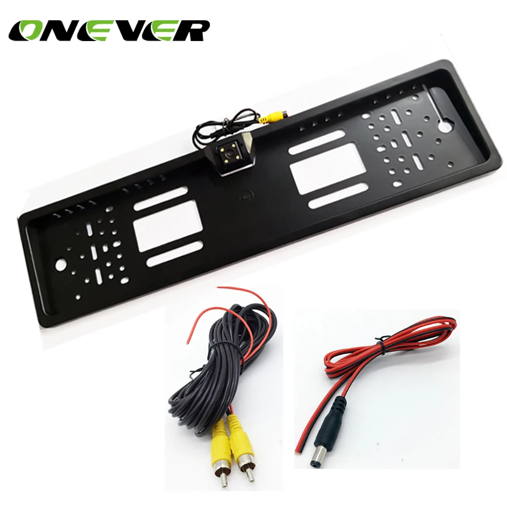 Автомобильная камера заднего вида многофункциональная рамка для номерного