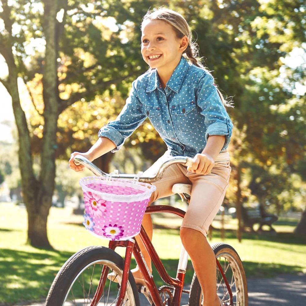 

Front Handlebar Baskets Bike Storage Baskets Funny Cycling Decorations