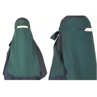islamic women hijabs veil niqab face cover burqa mask for muslim single layered head scarf ramadan abaya traditional headwear