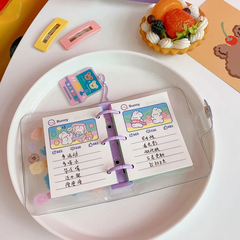 

Cute 90 Sheet 3 Ring Journal Notebook Diary Agenda To Do list Notepad Stationery