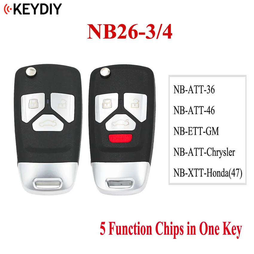 Многофункциональный универсальный дистанционный ключ для KD900 + URG200 NB Series keydiy с 5