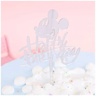 1pcs cake topper10 Микки Маус тема вечерние украшения baby shower вечерние украшения и вечерние поставки большая коллекция украшения на день рождения, для маленьких мальчиков - Цвет: 1pcs cake topper10
