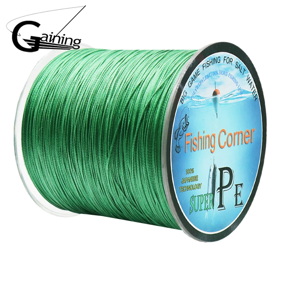 

8 Strands Braided Fishing Line 500M 1000M PE Multi Color Multilament Braid Smoother Carp Floating Line 10LB-220LB