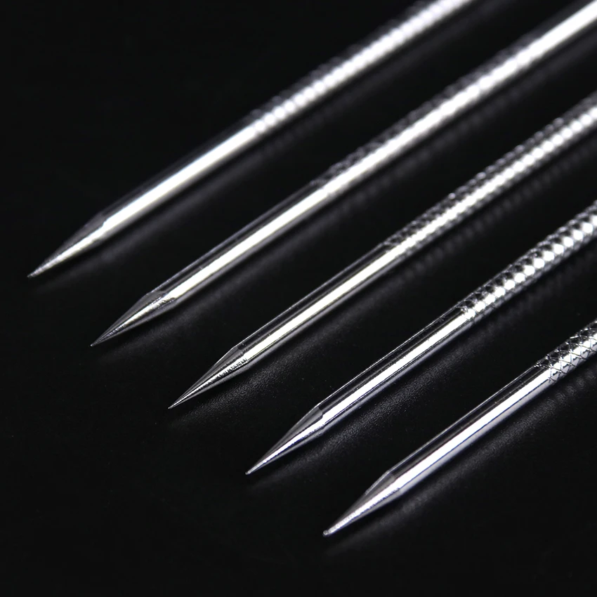 1 шт. 80 мм серебро угри прыщи удаление пятен извлекатель нержавеющая игла