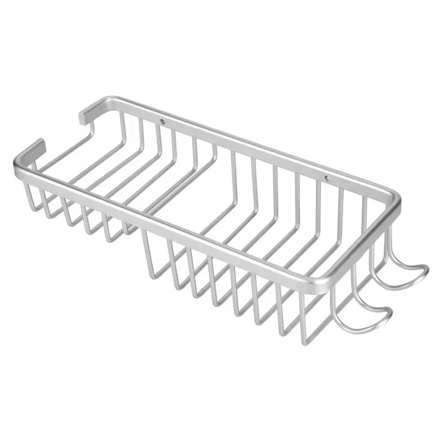 Плавающая полка из алюминиевого сплава настенная для хранения ванной кухни