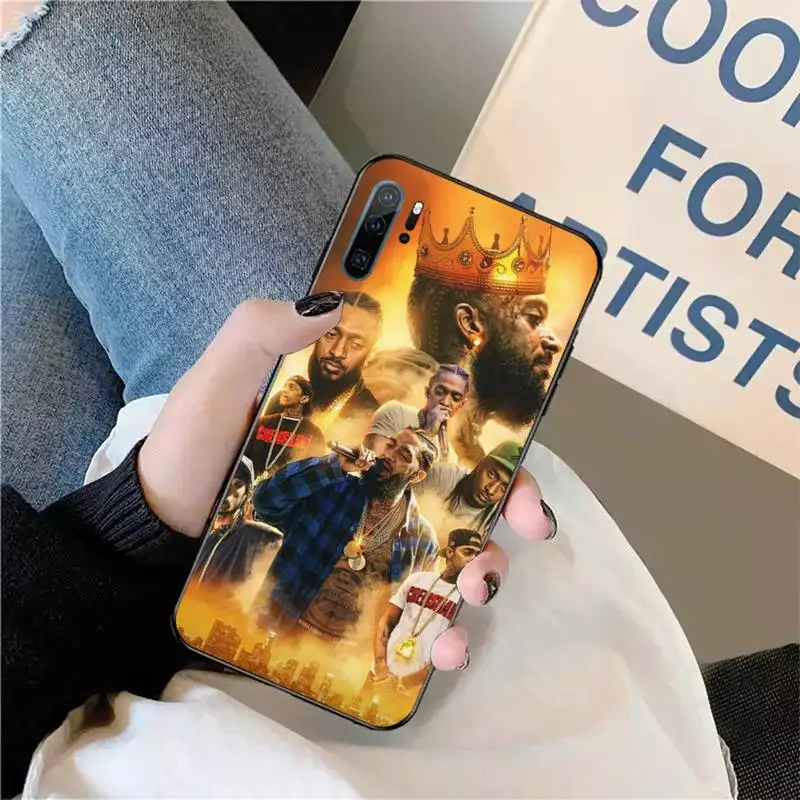 

Rapper Nipsey Hussle Phone Case For Huawei honor Mate P 9 10 20 30 40 Pro 10i 7 8 a x Lite nova 5t