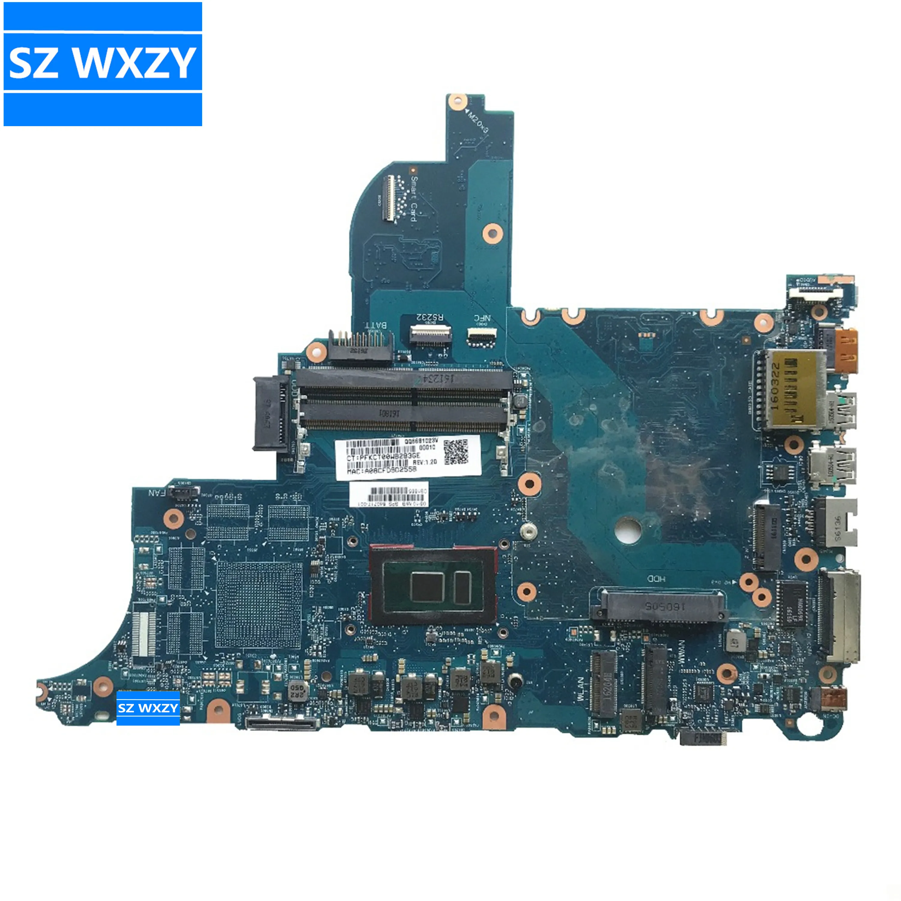 Оригинал для ноутбука HP Probook 640 G2 650 материнская плата 840717 001 601 i5 6300u DDR4 100%