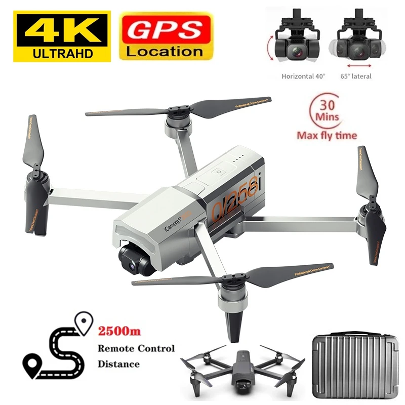 

Квадрокоптеры I Camera 1 Drone 4k HD с 2 осями и двойной камерой