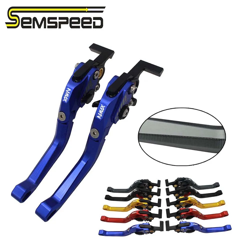 SEMSPEED 2020 новейший логотип NMAX рычаги для YAMAHA 155 125 NMAX155 NMAX125 Мотоцикл CNC 3D ромбовидный