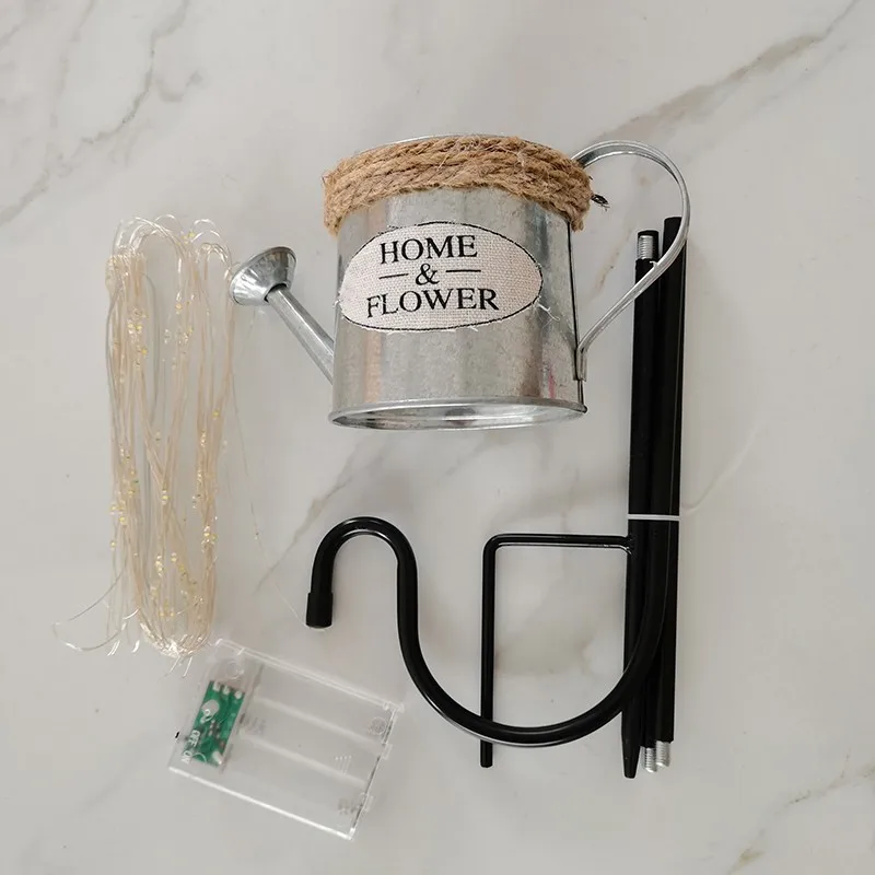 

Star Shower Kettle Garden Art Light Decoration Garden Stake Lights Waterfall Lamp Outdoor Lights for Patio Yard Lawn Pathway New