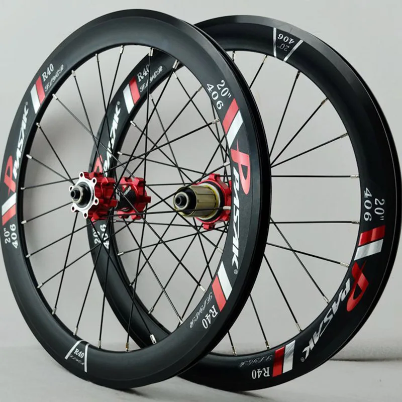 20 Inch 406 bicycle wheel set 20*1-1/8 1-3/8 22 inch 451 disc brake wheelset 7-12 speed 6 nail cassette flywheel 100*135mm | Спорт и