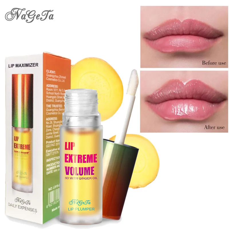 2 типа масла для губ ремонта эссенция повышает дневной и ночной блеск имбирный +