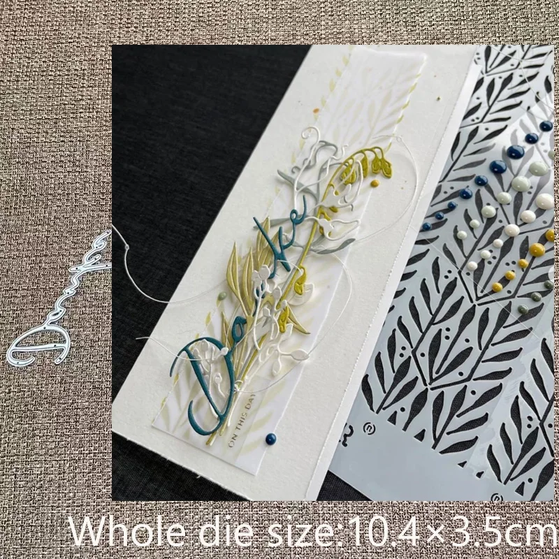 

Новый дизайн, металлический трафарет для рукоделия, форма для резки, немецкое украшение, спасибо, скрапбукинг, высечки, альбом, бумажная кар...