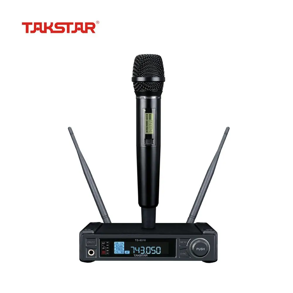 TAKSTAR TS 9310 Профессиональный разнообразие УВЧ Беспроводной микрофон 150M Рабочий