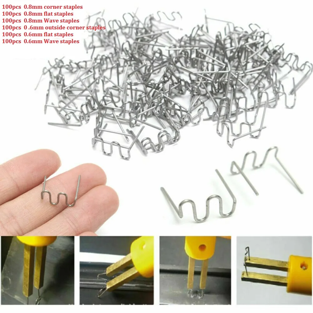 

1 Set Hot Staplers For Car Welder Stapler Bumper Fender Repair Kit 6 Sizes
