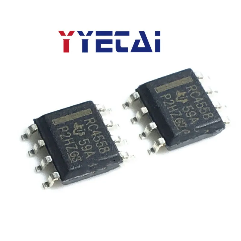 

TAI 2PCS RC4558DR RC4558 RC4558DRG4 SOP8 Patch 8 feet New original imported