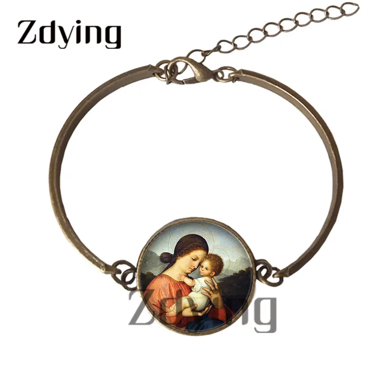 Zdying Винтаж футболки для мамы и ребенка сына дочери единый Семья браслет со