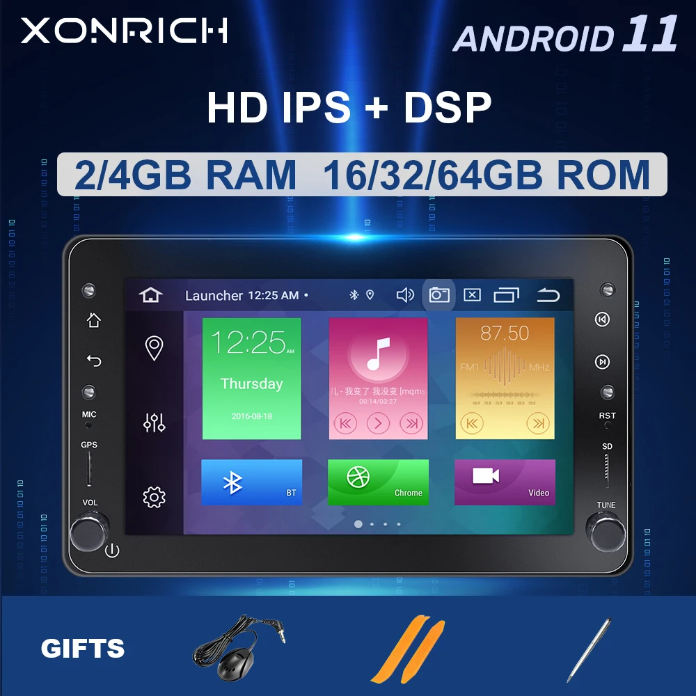 Автомагнитола 2 Din 7 дюймов IPS DSP Android 11 GPS навигация для Alfa Romeo 159 автомобиль Brera Spider
