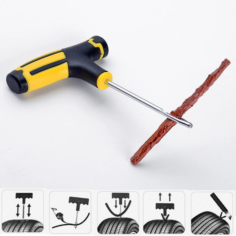 

Car Tire Care Tool Bike Tyre Repair Kit for Tire Puncture Emergency Car Motorcycle Tyre Repairing 160