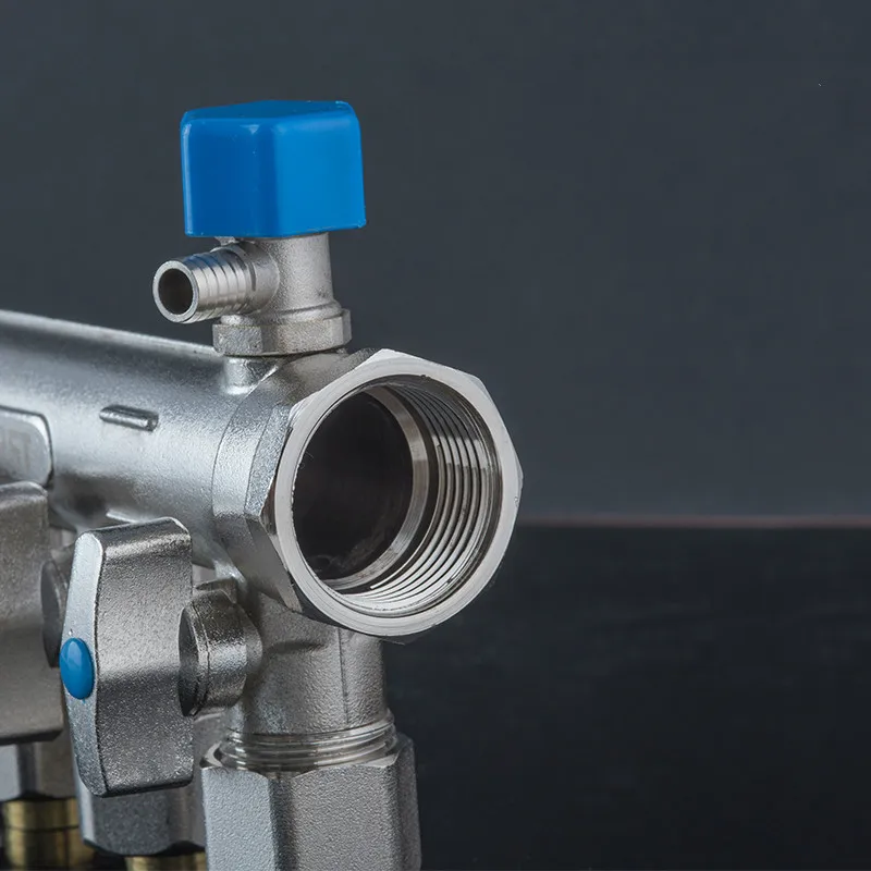 2 8 канальный напольный нагревательный коллектор распределительный для 20 мм