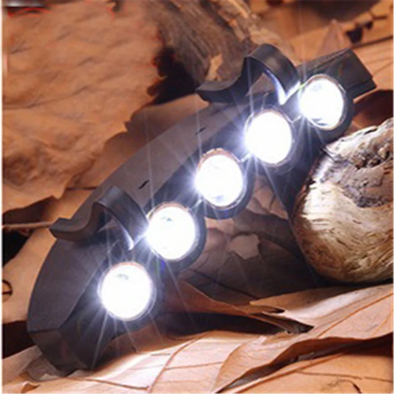 Зажим для рыбалки светильник ночной шляпы Головной фонарь с зажимом на