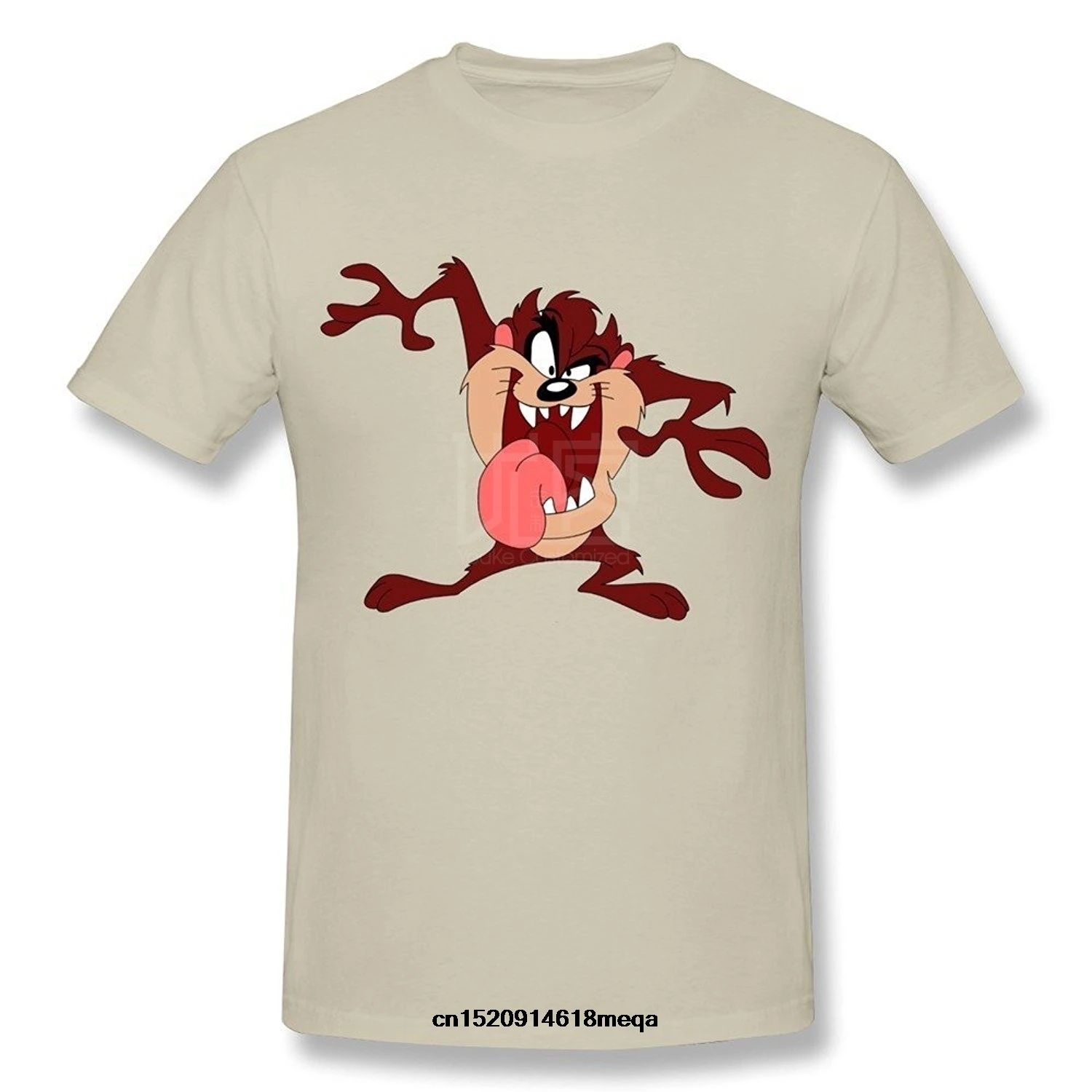 Мужская футболка Tasmanian Devil Taz Looney Tunes с мультипликационным принтом Футболка