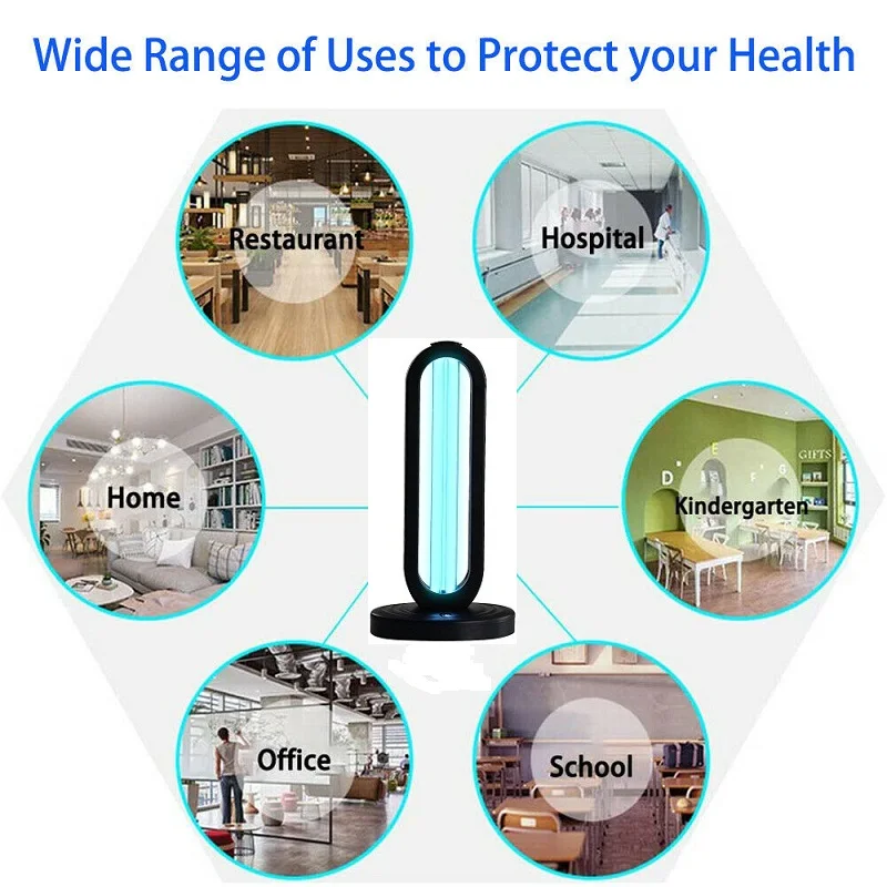 

OKEEN UV lamp Quartz Germicidal Disinfection UVC CFL Ozone LED Light Bulb Ultraviolet Sterilizer bacterial Kill Mite Home Lamp