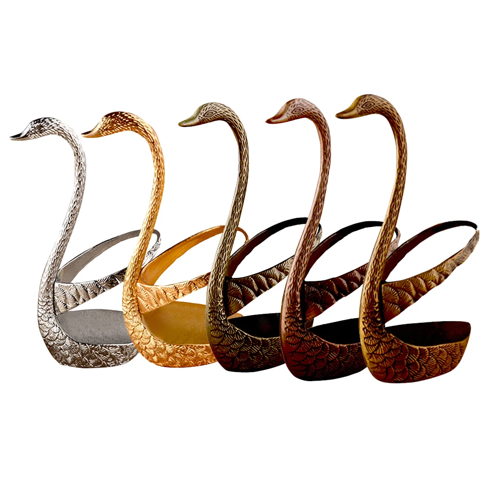 Держатели для чайных ложек Swan резные столовые приборы кофейных вилок свечей