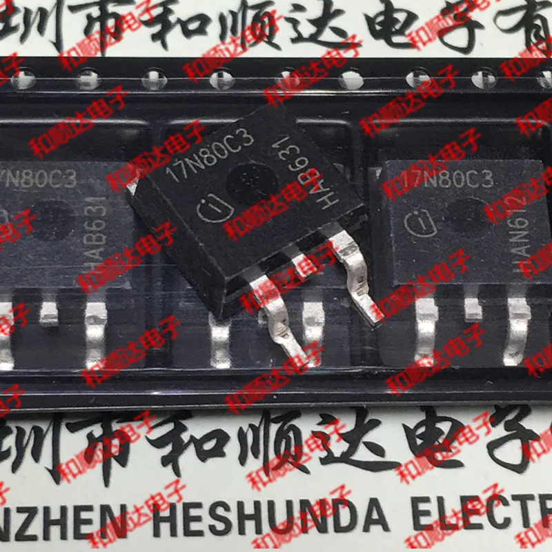 

10 шт. SPB17N80C3 17N80C3 TO-263 800V 17A