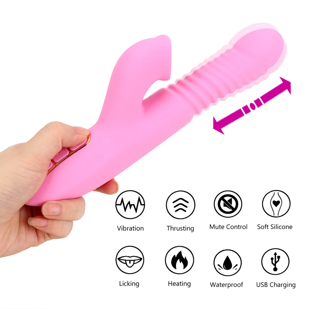 2 в 1 Женский Вибратор-присоска для стимуляции клитора и точки G | Красота здоровье