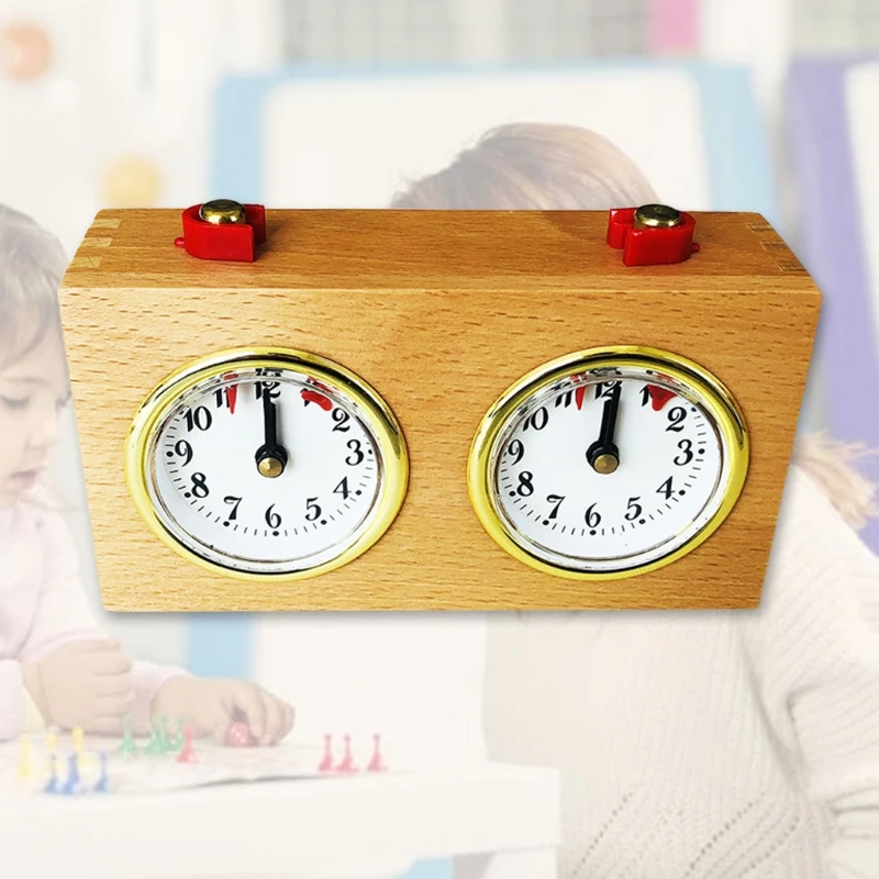 

Chess timer, chess mechanical wooden table, chess simulation table, chess simulation table, chess simulation table H053