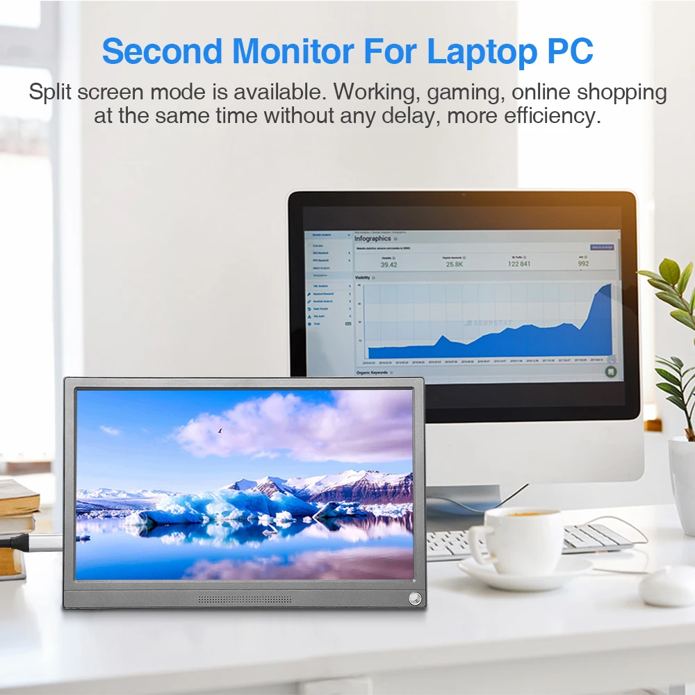 Eyoyo EM15U Портативный игровые мониторы 15 6 Тип USB C Hdmi ips 1080p FHD дисплей для PS4/3 ноутбук